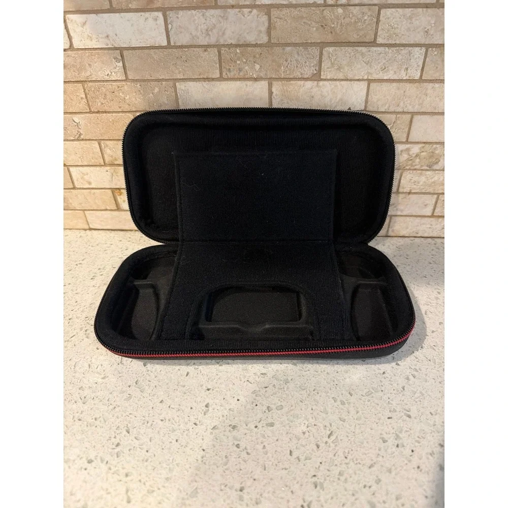 Official Nintendo Switch Deluxe Carrying Case Travel Storage Case Black Red
